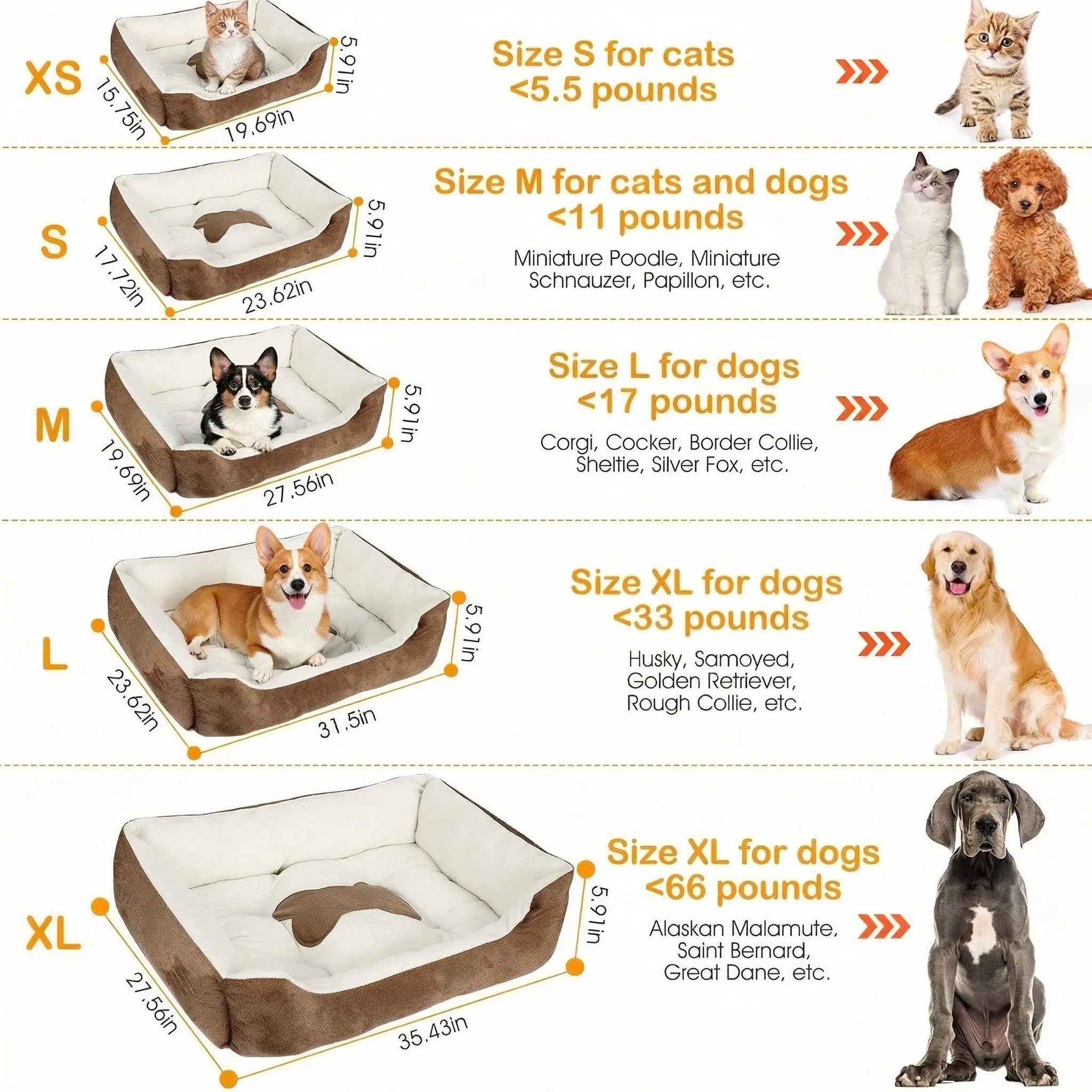 Soft Fleece Pet Bed – Warm Cozy Nest for Dogs & Cats
