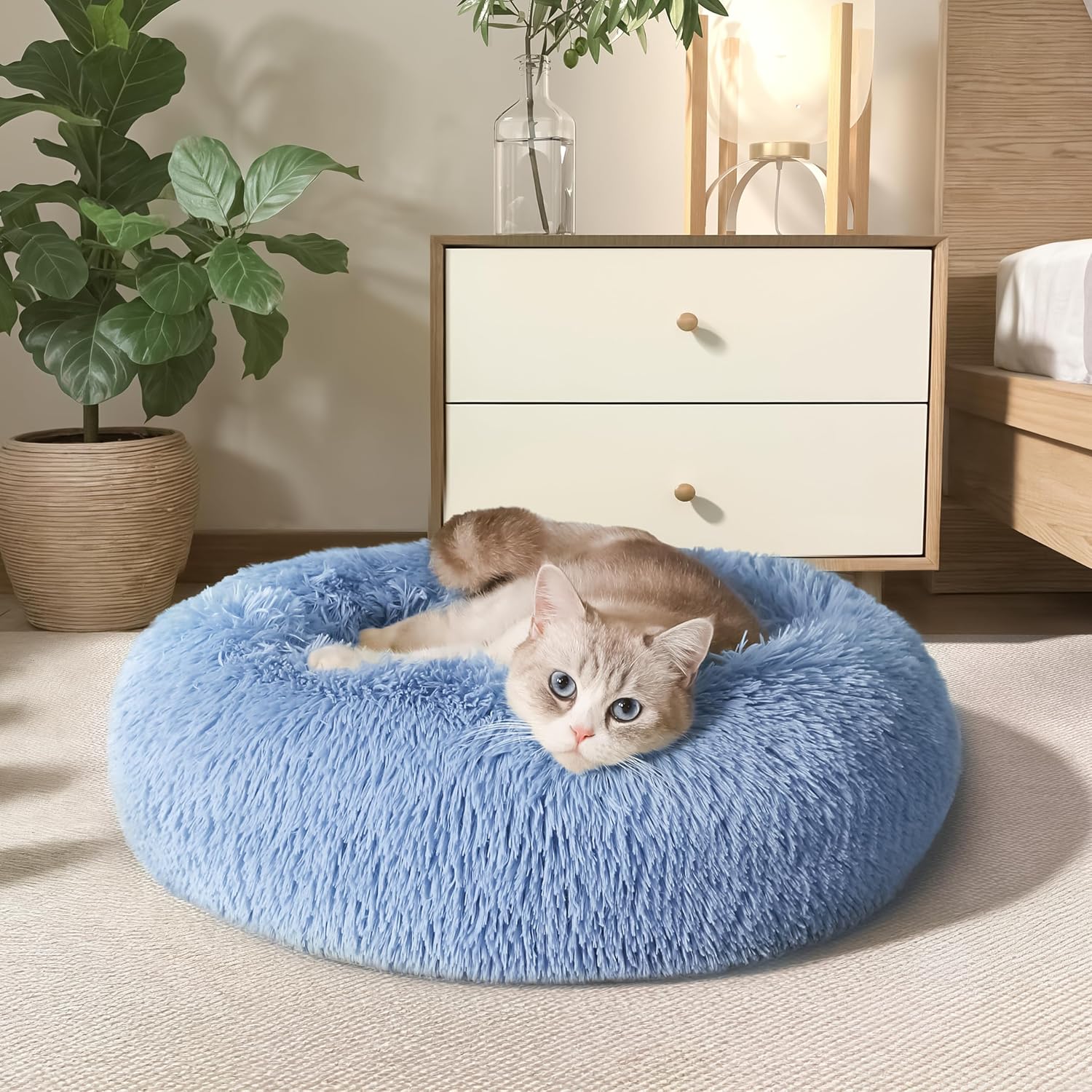 Cloud Calming Donut Dog & Cat Bed