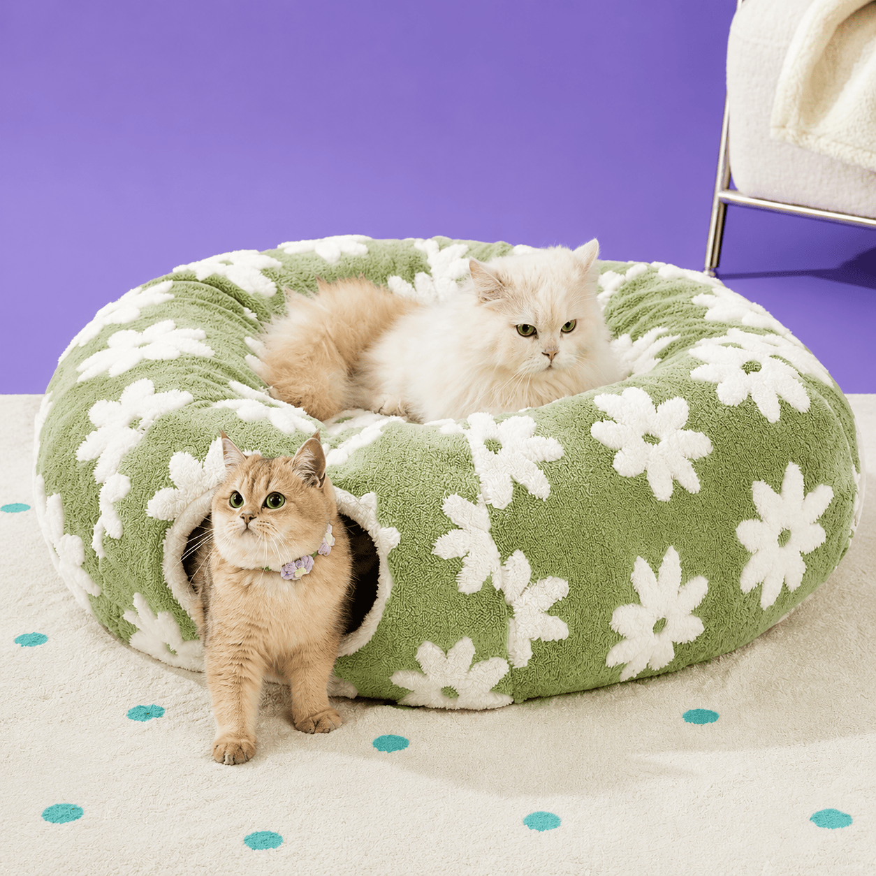 Washable Cat Tunnel Bed
