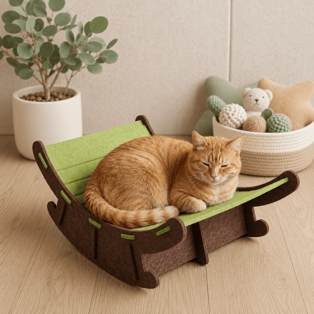 Premium Cat Rocking Bed & Scratching Lounge