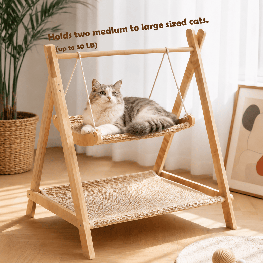 Sisal Cat Hammock Scratcher Bed
