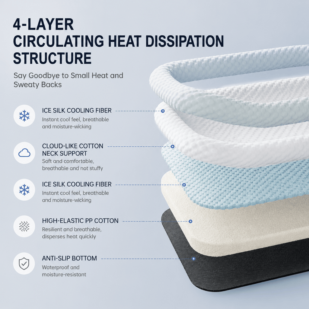 Cooling Ice Silk Pet Bed