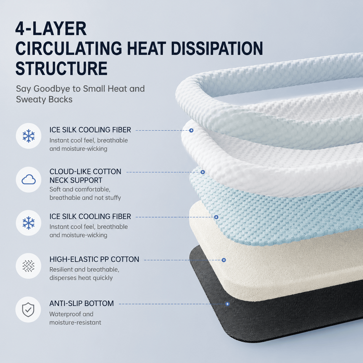 Cooling Ice Silk Pet Bed