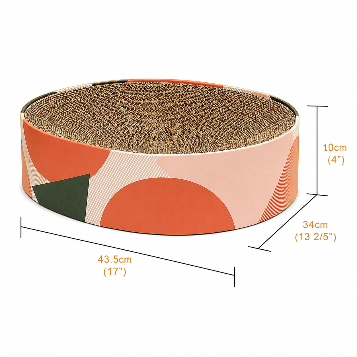 Cardboard Paradise Cat Bed for Stress-Relief, Claw Health & Furniture Safety