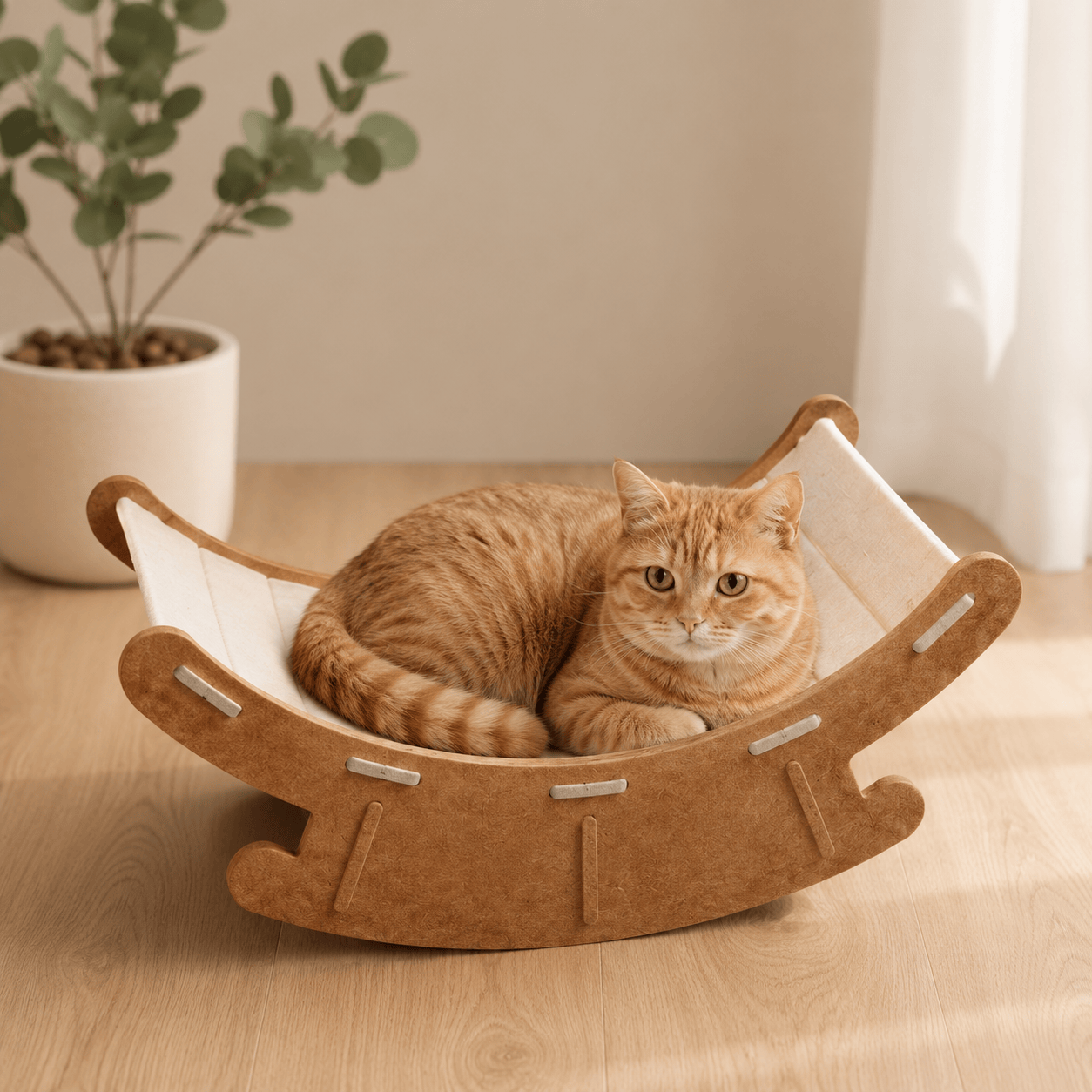 Premium Cat Rocking Bed & Scratching Lounge