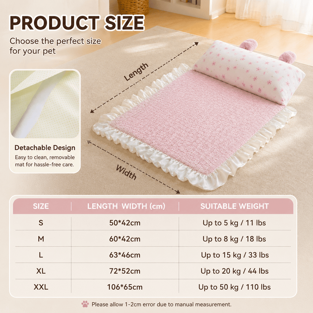 Cooling Rabbit Ear Pet Mat