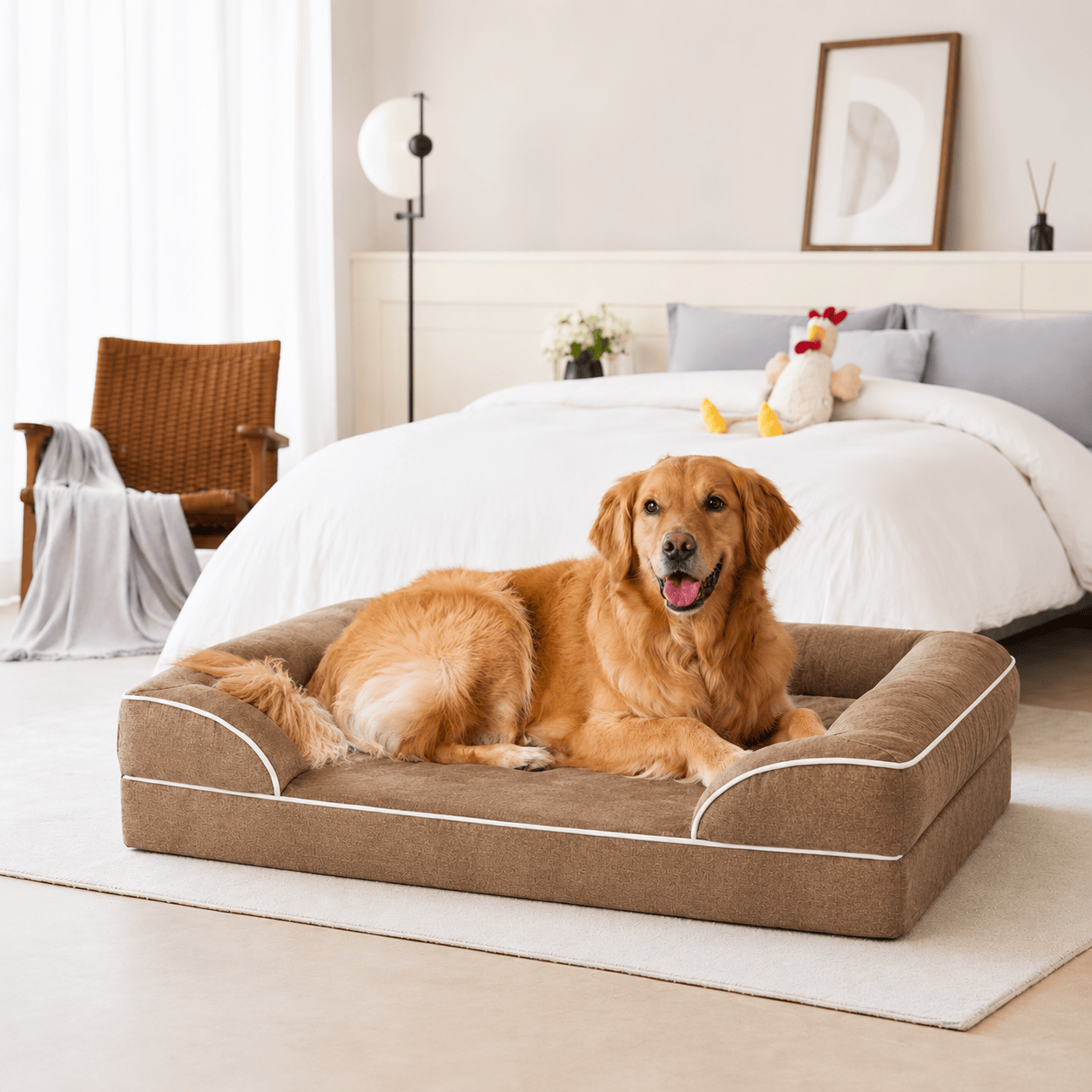 Orthopedic Memory Foam Dog Bed | Waterproof & Washable