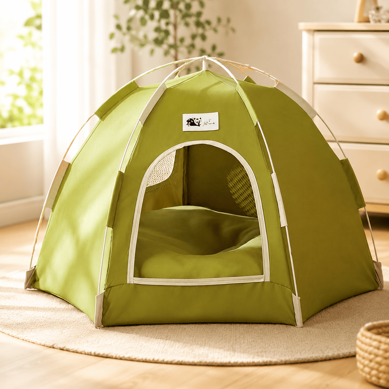 Tiny Luxury Pet Tent Bed