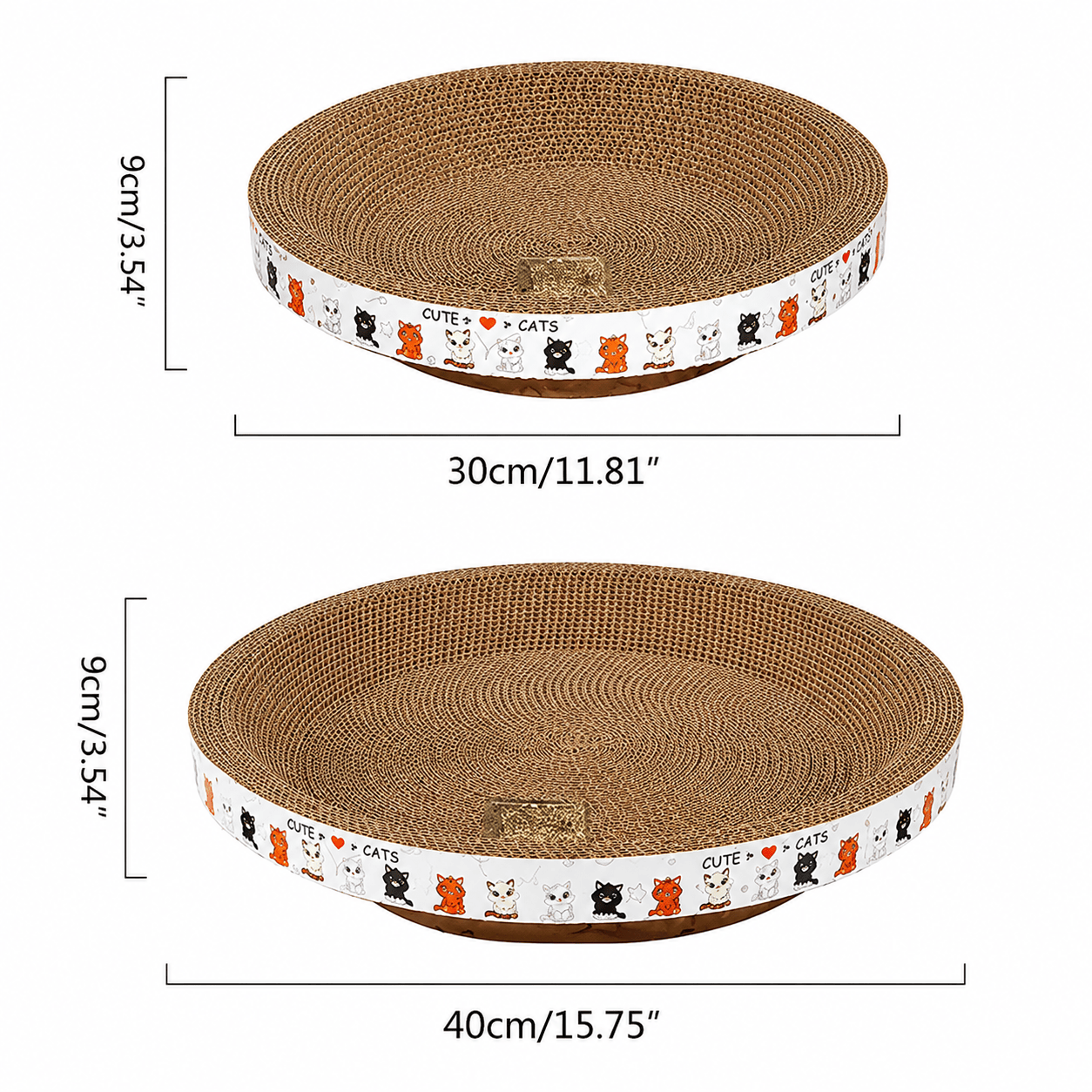 Cardboard Paradise Cat Bed for Stress-Relief, Claw Health & Furniture Safety