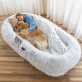 Orthopedic Human Dog Bed – Large Cozy Lounger for Relaxing