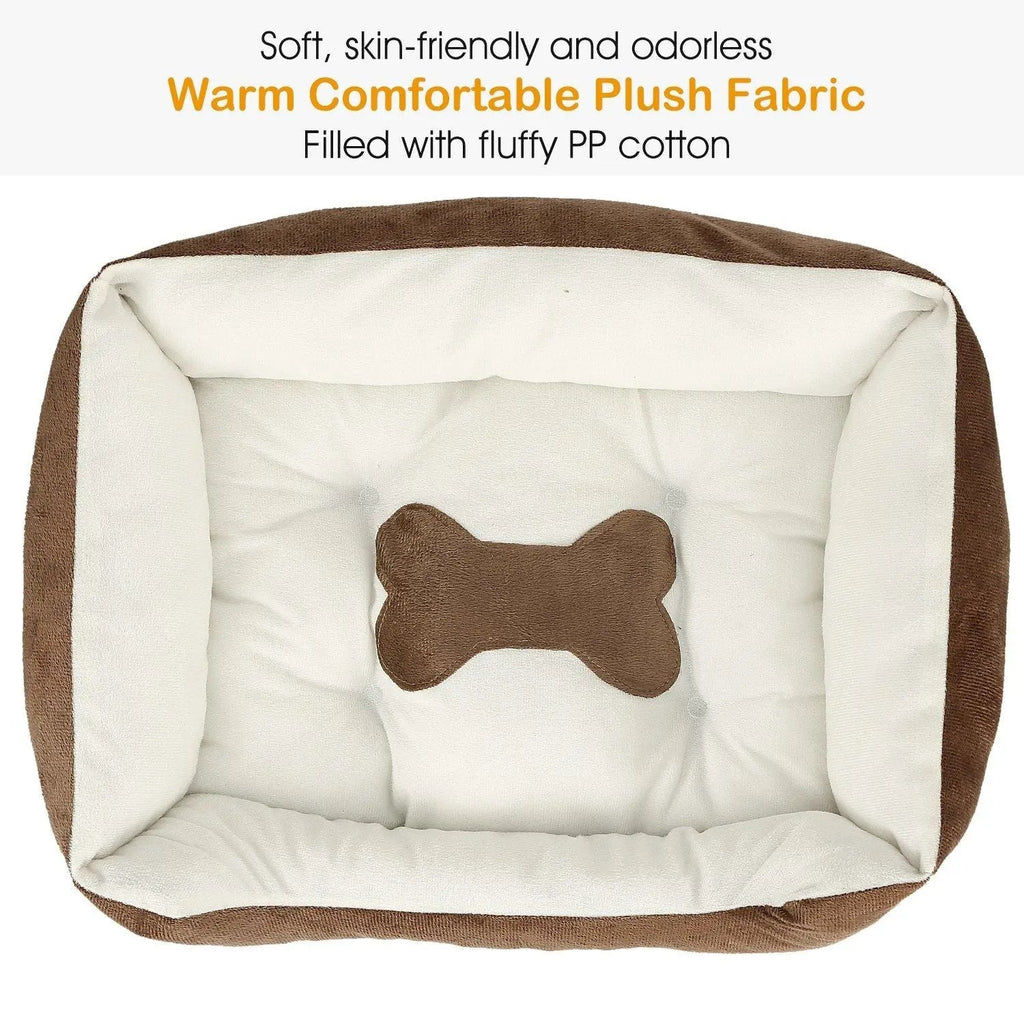 Soft Fleece Pet Bed – Warm Cozy Nest for Dogs & Cats