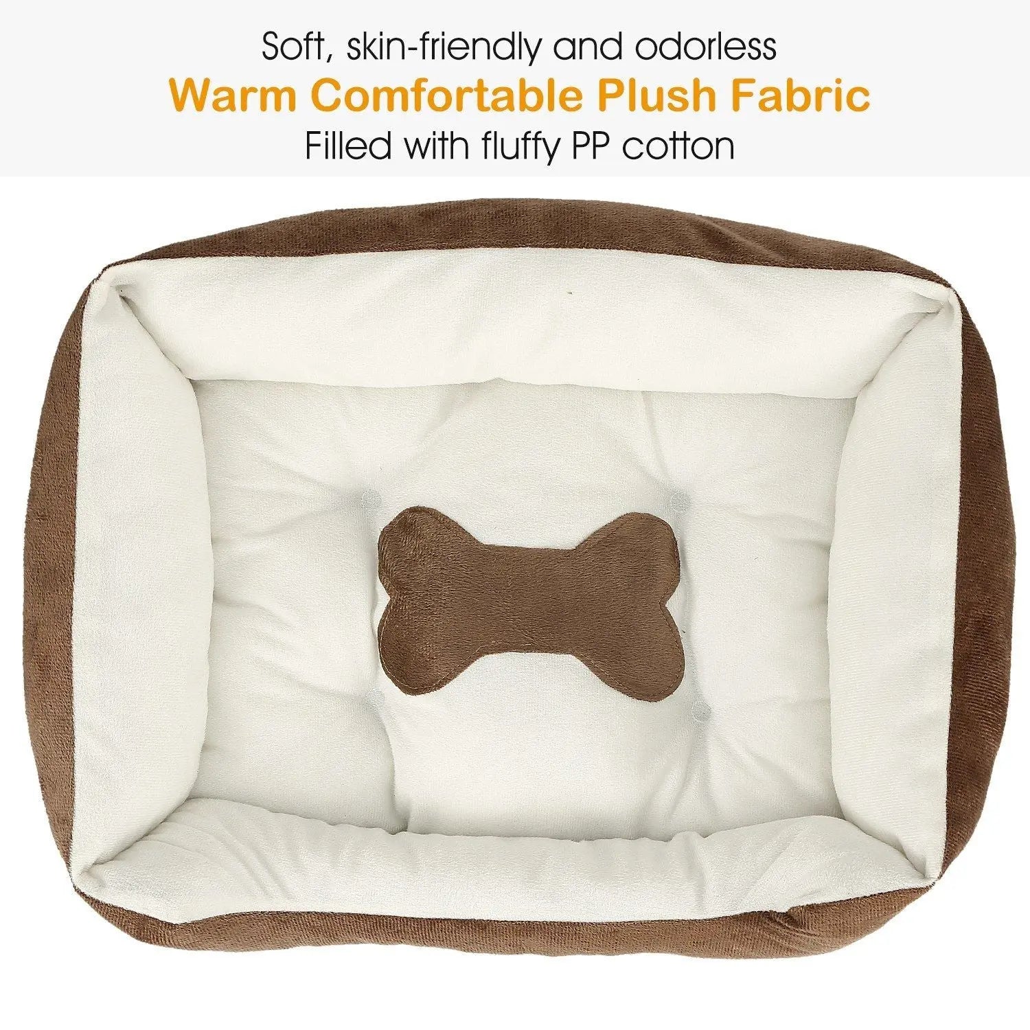 Soft Fleece Pet Bed – Warm Cozy Nest for Dogs & Cats