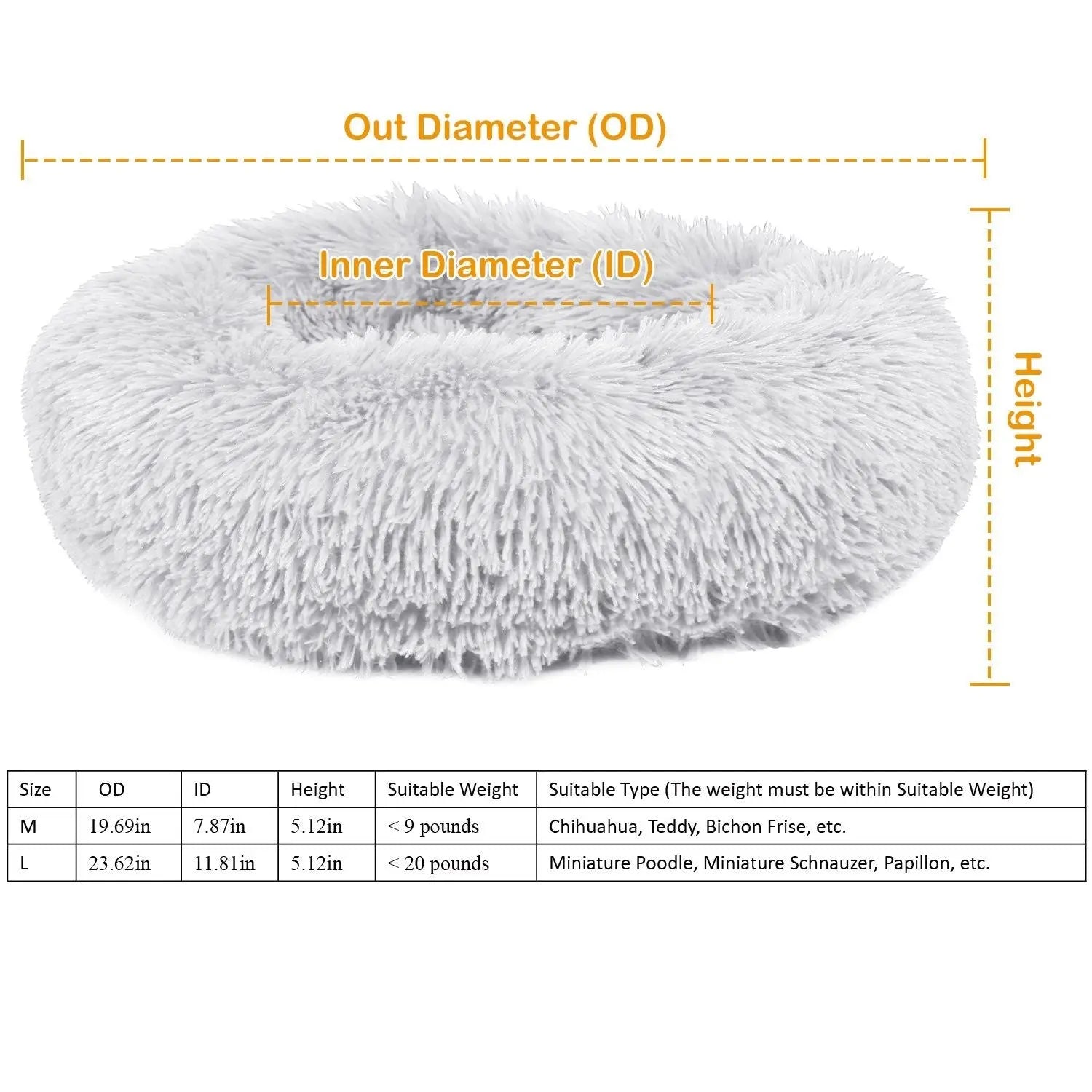 Soft Fleece Pet Bed – Warm Cozy Nest for Dogs & Cats
