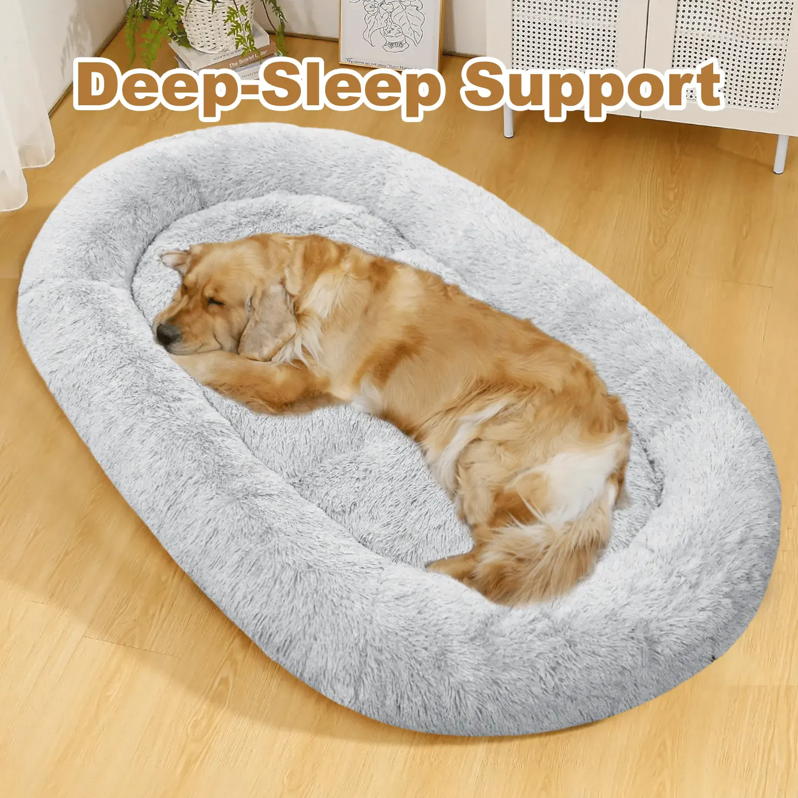 Soft Dog Bed – Large Washable Bed for Easy Carry & Comfort