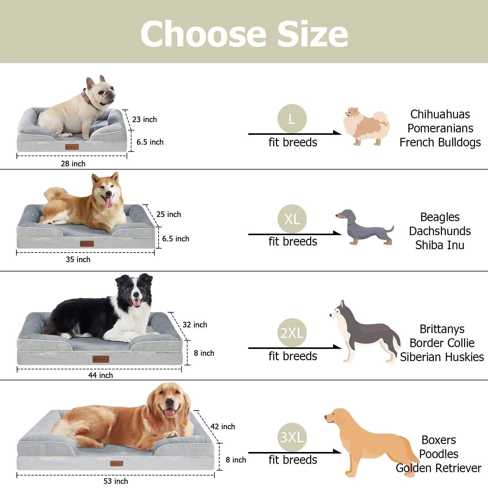 Orthopedic Pet Bed – Supportive Washable Bed with Non-Slip Base
