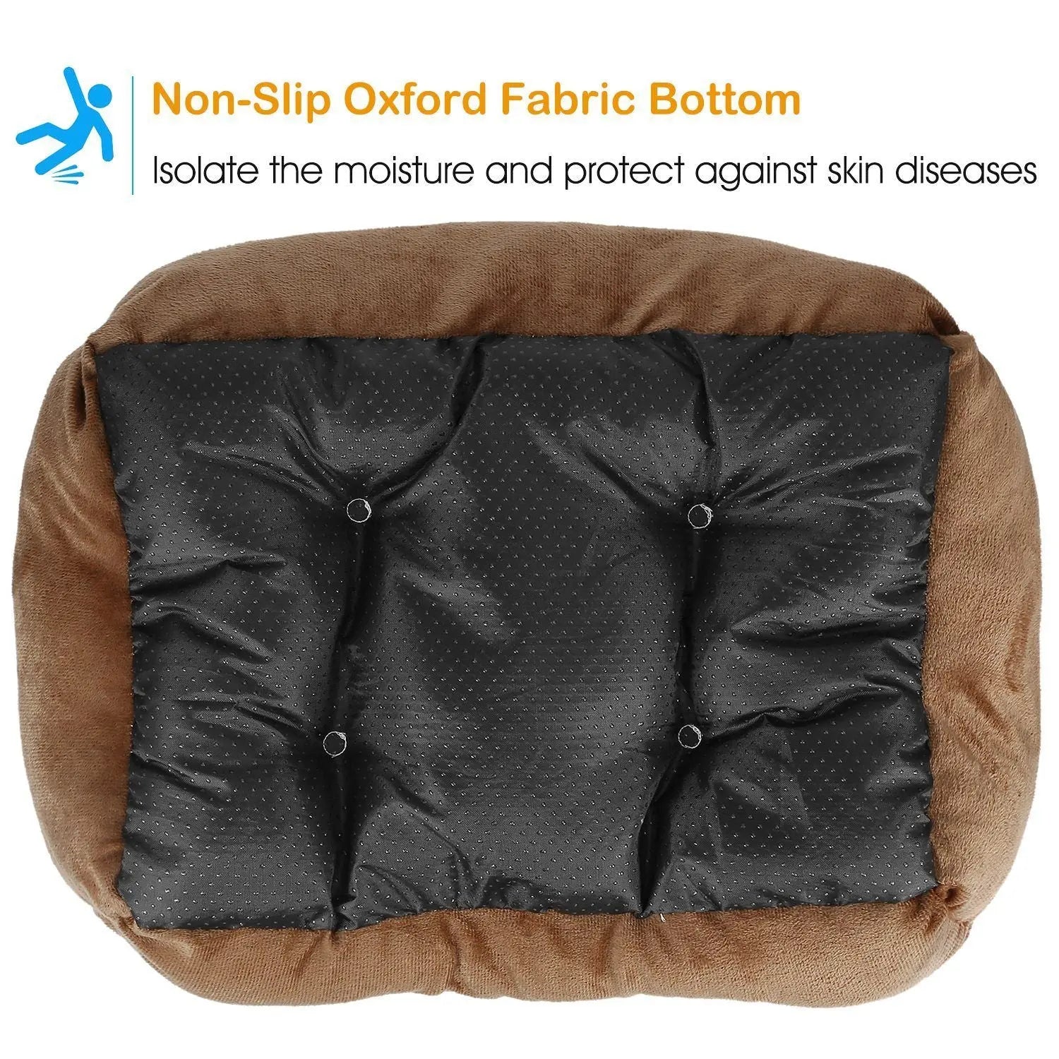 Soft Fleece Pet Bed – Warm Cozy Nest for Dogs & Cats