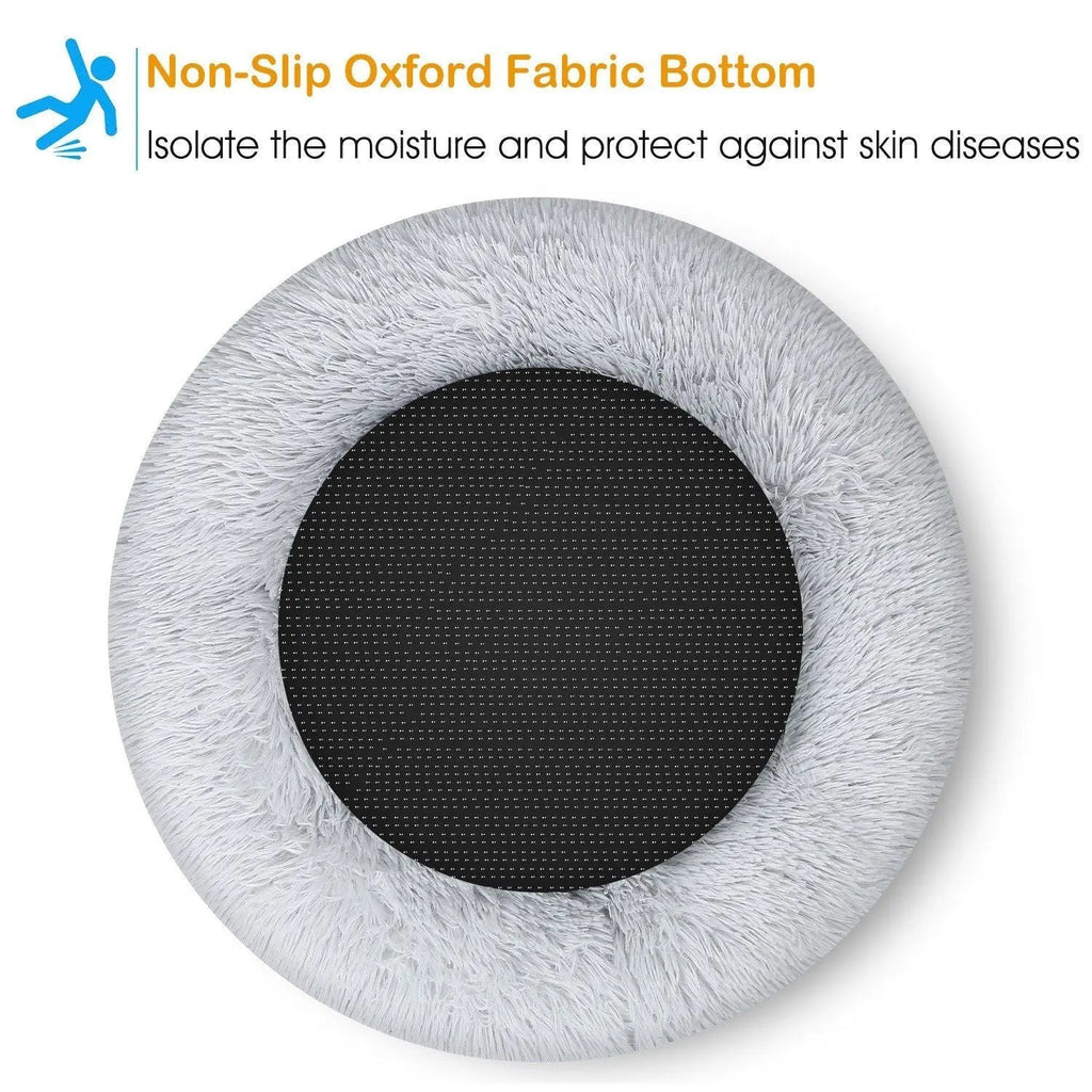 Soft Fleece Pet Bed – Warm Cozy Nest for Dogs & Cats