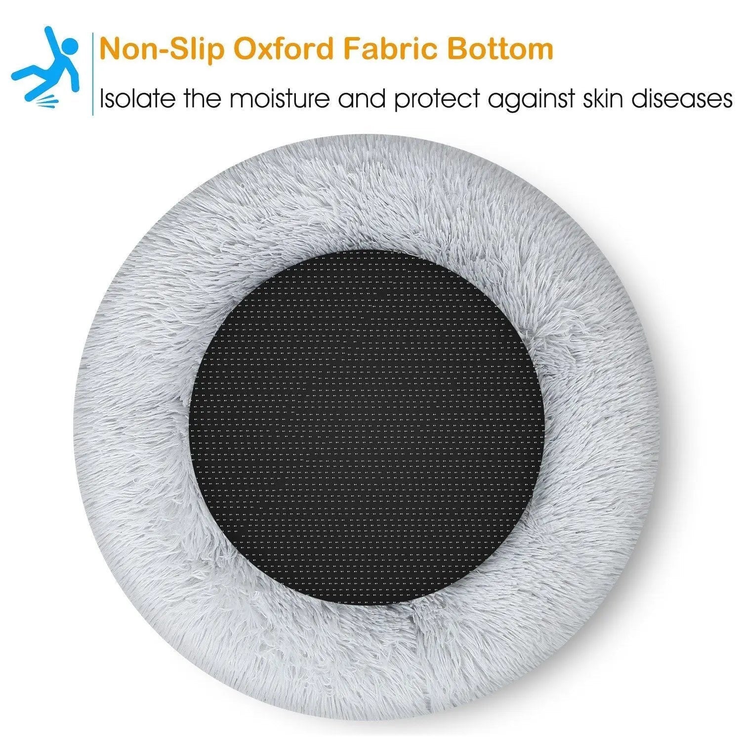 Soft Fleece Pet Bed – Warm Cozy Nest for Dogs & Cats