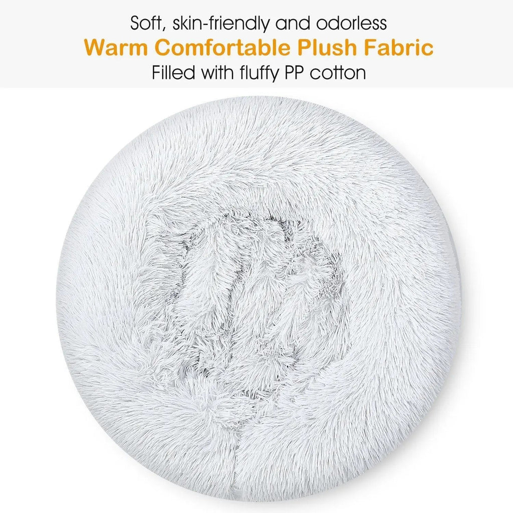 Soft Fleece Pet Bed – Warm Cozy Nest for Dogs & Cats