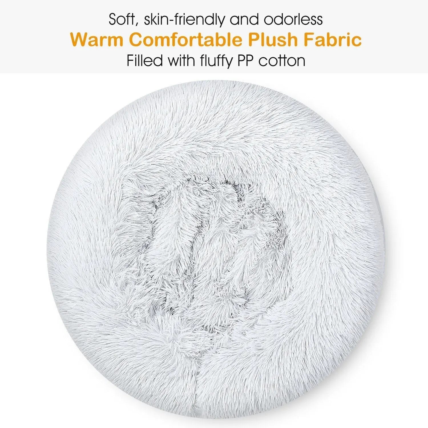 Soft Fleece Pet Bed – Warm Cozy Nest for Dogs & Cats