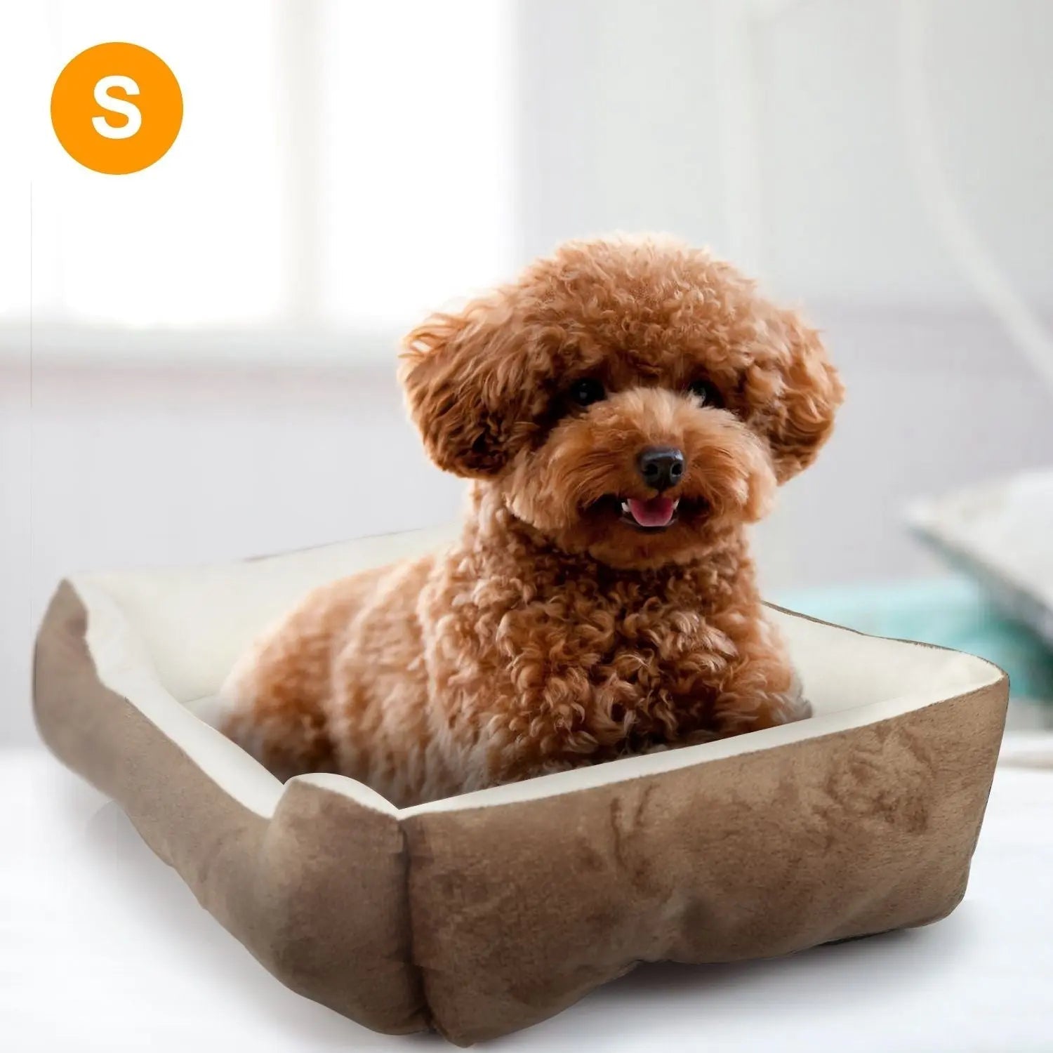 Soft Fleece Pet Bed – Warm Cozy Nest for Dogs & Cats