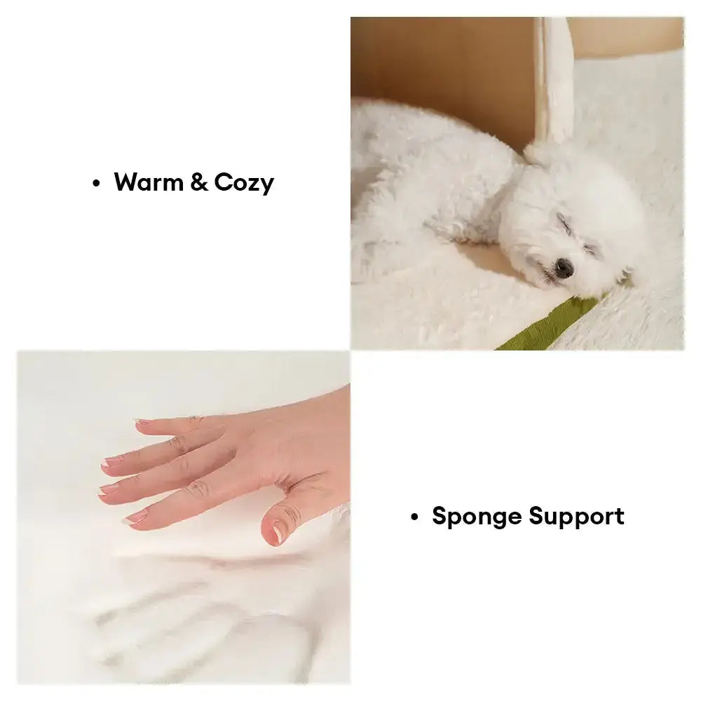 Cozy Cave Pet Bed – Warm Cat & Dog House