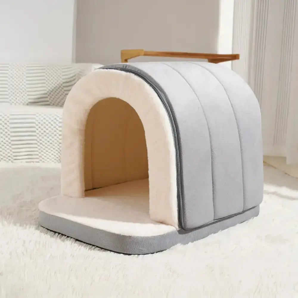 Cozy Cave Pet Bed – Warm Cat & Dog House