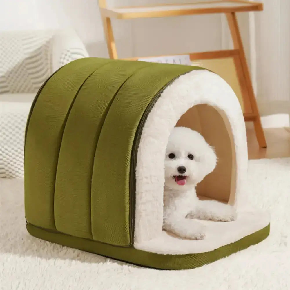 Cozy Cave Pet Bed – Warm Cat & Dog House