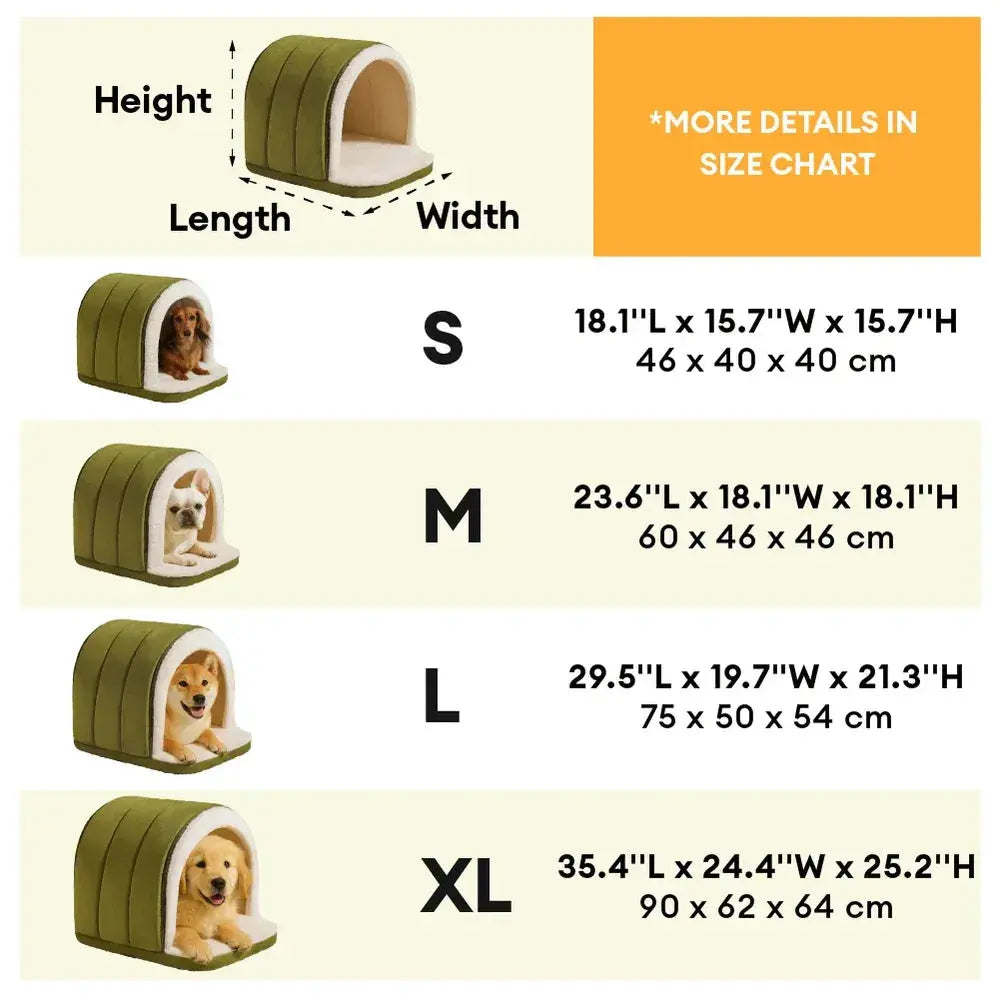 Cozy Cave Pet Bed – Warm Cat & Dog House