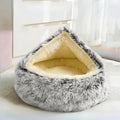 Calming Cowry Pet Bed – Cozy Anti-Anxiety Dog & Cat Bed